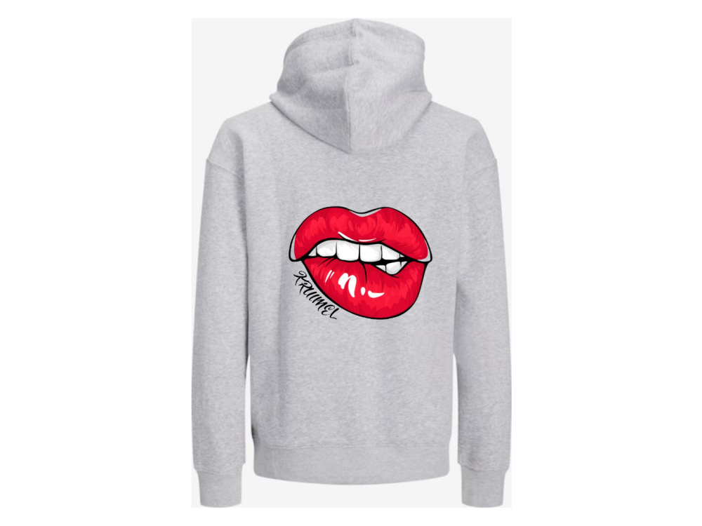 KRUIMEL LIPS, GRAY HOODIE